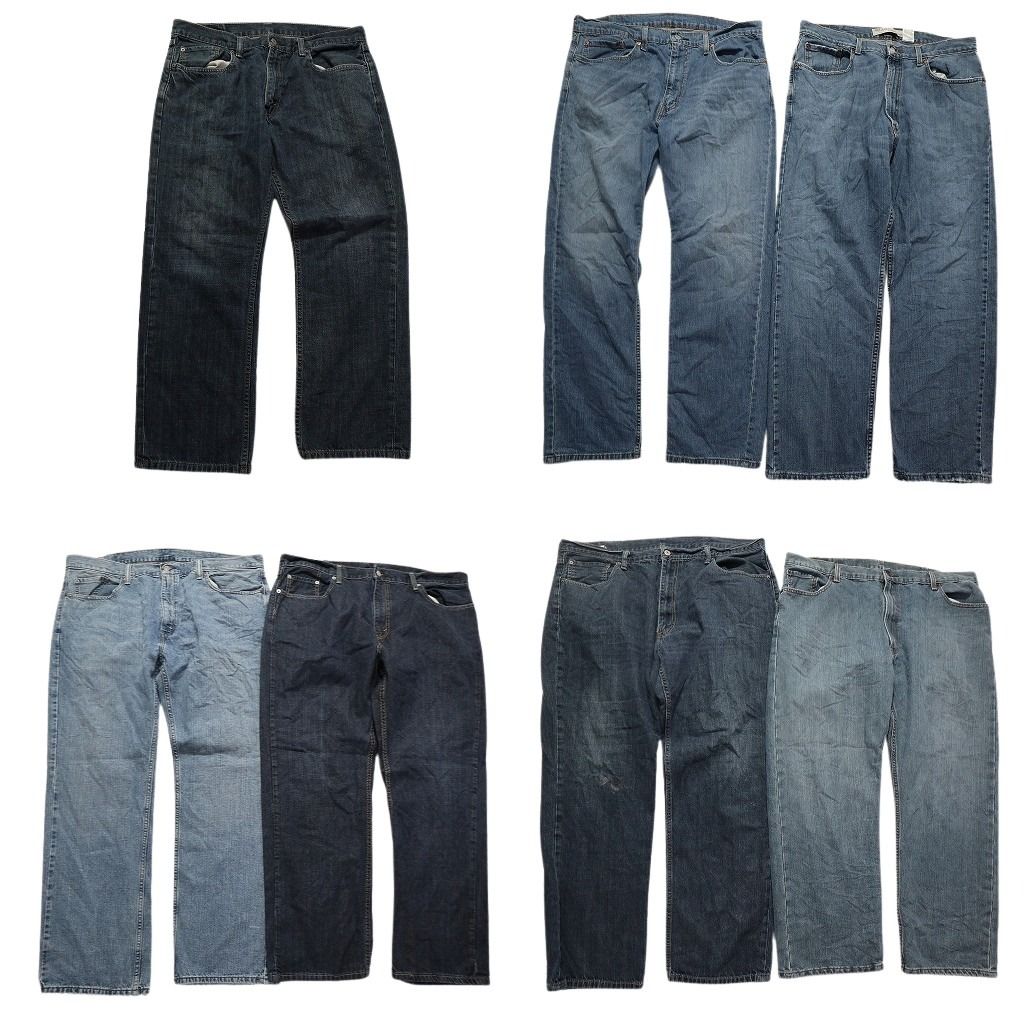 古着卸 まとめ売り リーバイス 559 デニムパンツ 7枚セット メンズ 36 |38 |40 |42 |44 コインポケット フェード 古着 NC1337