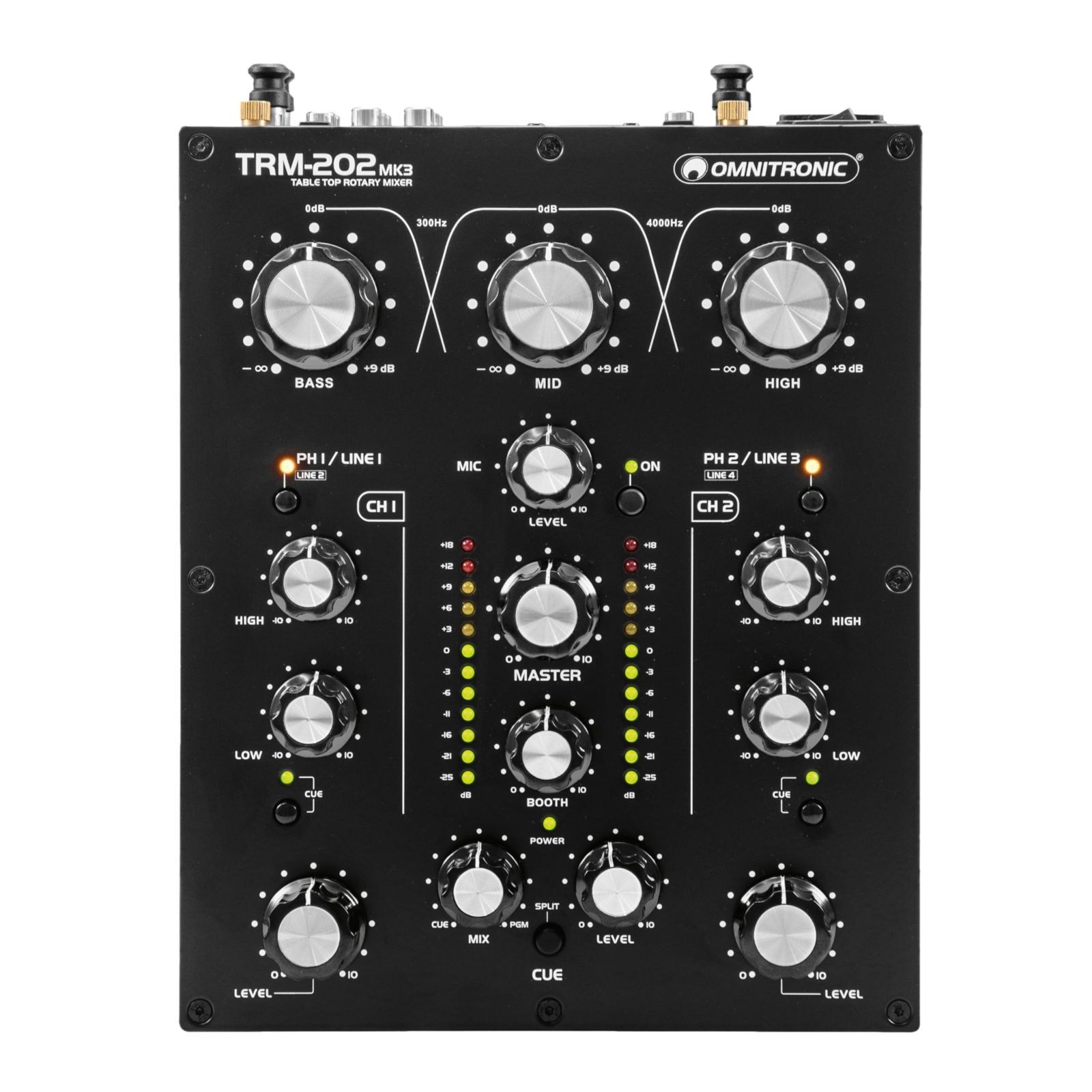 Omnitronic TRM-202 MK3 2chロータリーミキサー