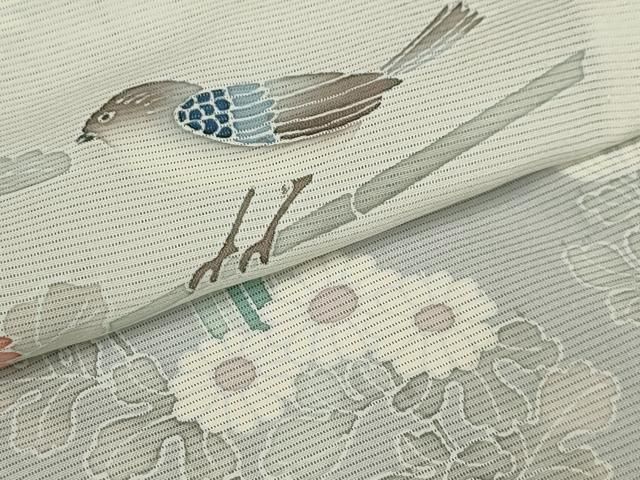 しぃちゃん✺正絹 笹 刺繍 訪問着 着物 A1819 楽天市場】【新古品】 長羽織 単衣 紋紗 正絹 NUNOZA RABO OSAMU