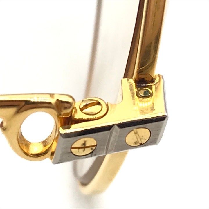 良品 Cartier カルティエ ティアドロップ サントス サングラス アイウェア 眼鏡 ゴールド a3933 Cartier - 良品 Cartier カルティエ ティアドロップ サントス