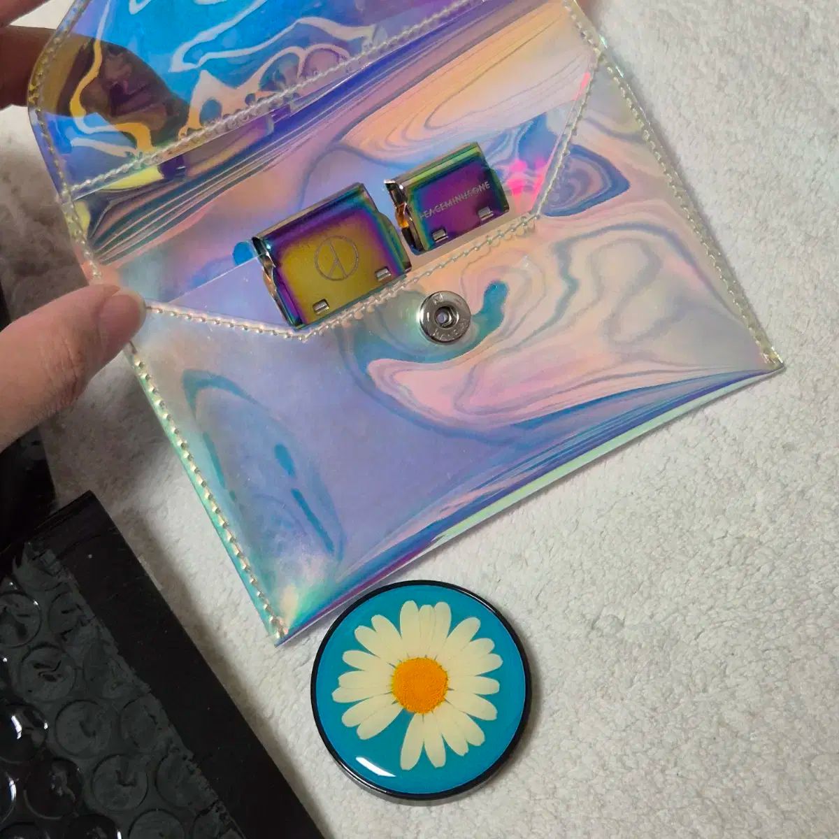 PEACEMINUSONE デイジー グリップトック スライドクリップ