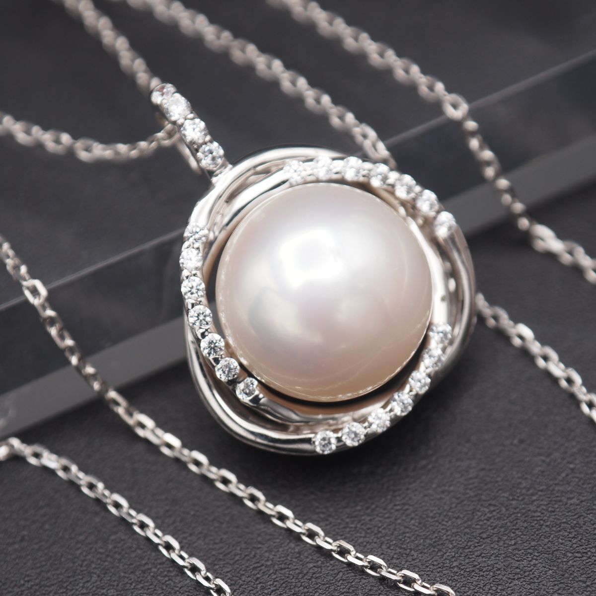 B033 マベパール 真珠 STERLING SILVER925刻印 ペンダント