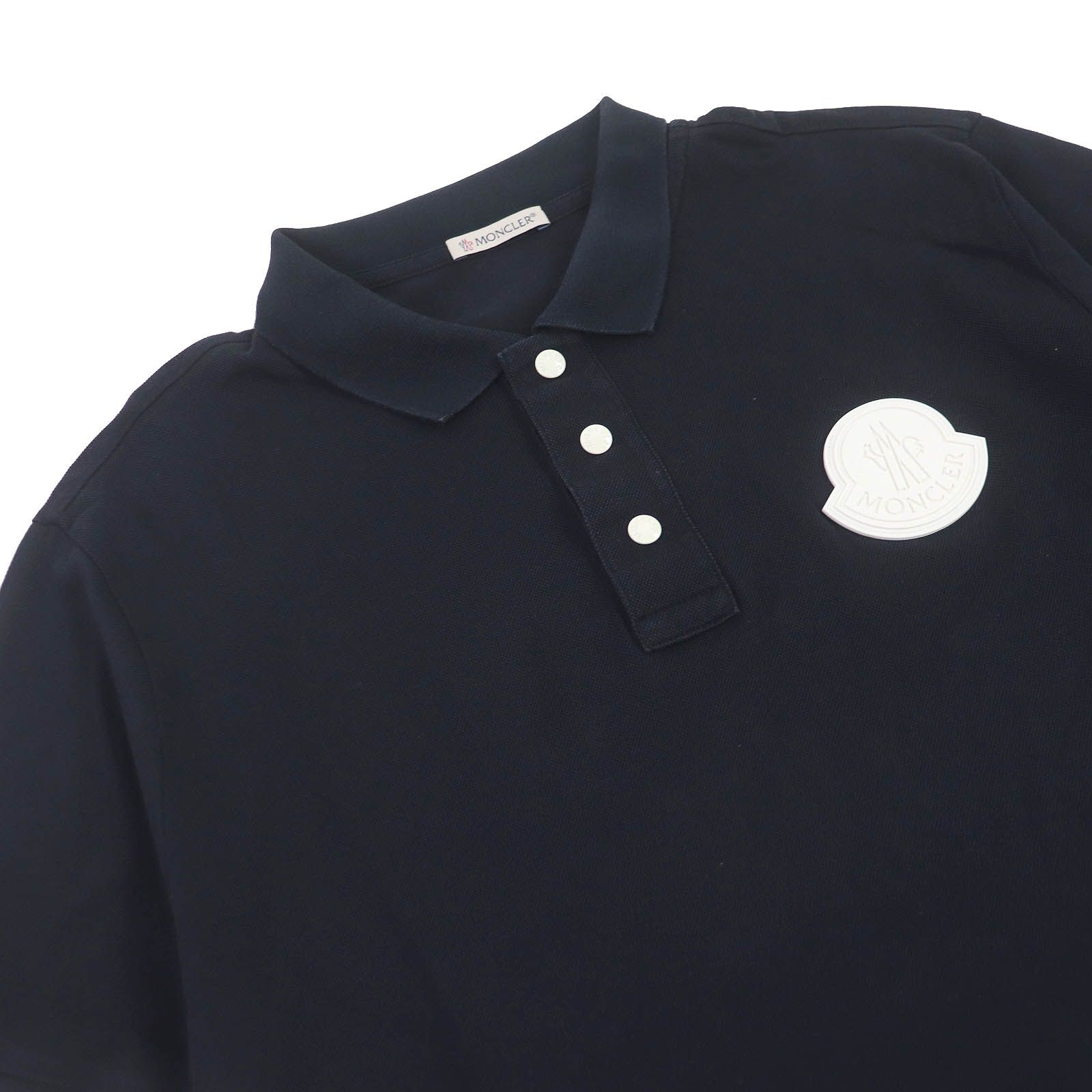 美品MONCLER モンクレール MAGLIA POLO MANICA CORTA コットン 美品MONCLER モンクレール MAGLIA POLO MANICA CORTA コットン