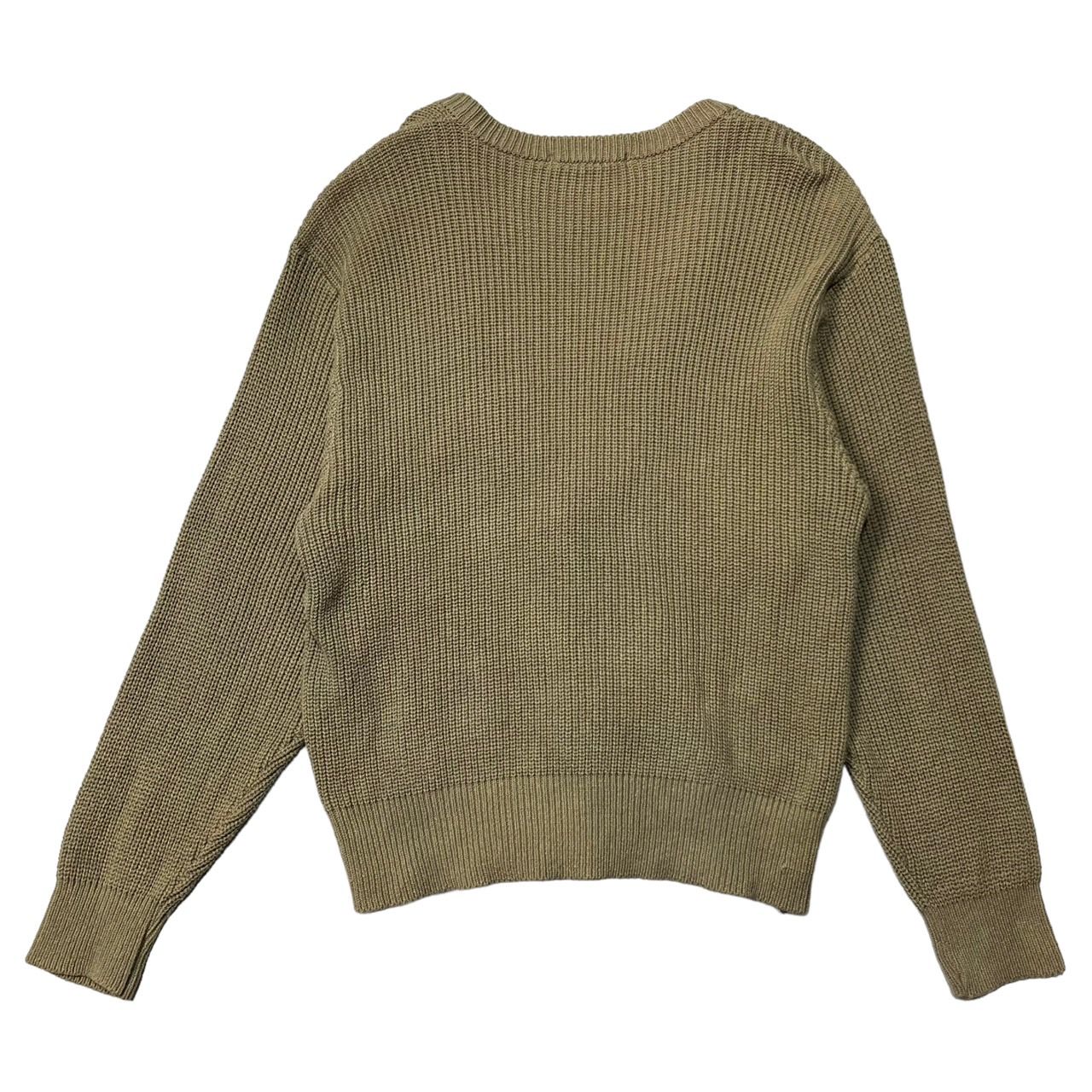 ISSEY MIYAKE MEN(イッセイミヤケメン) 80's cotton knit cardigan コットン ニット カーディガン 80年代 筆タグ MM00311 SIZE FREE ベージュ 汚れ有 ヴィンテージ
