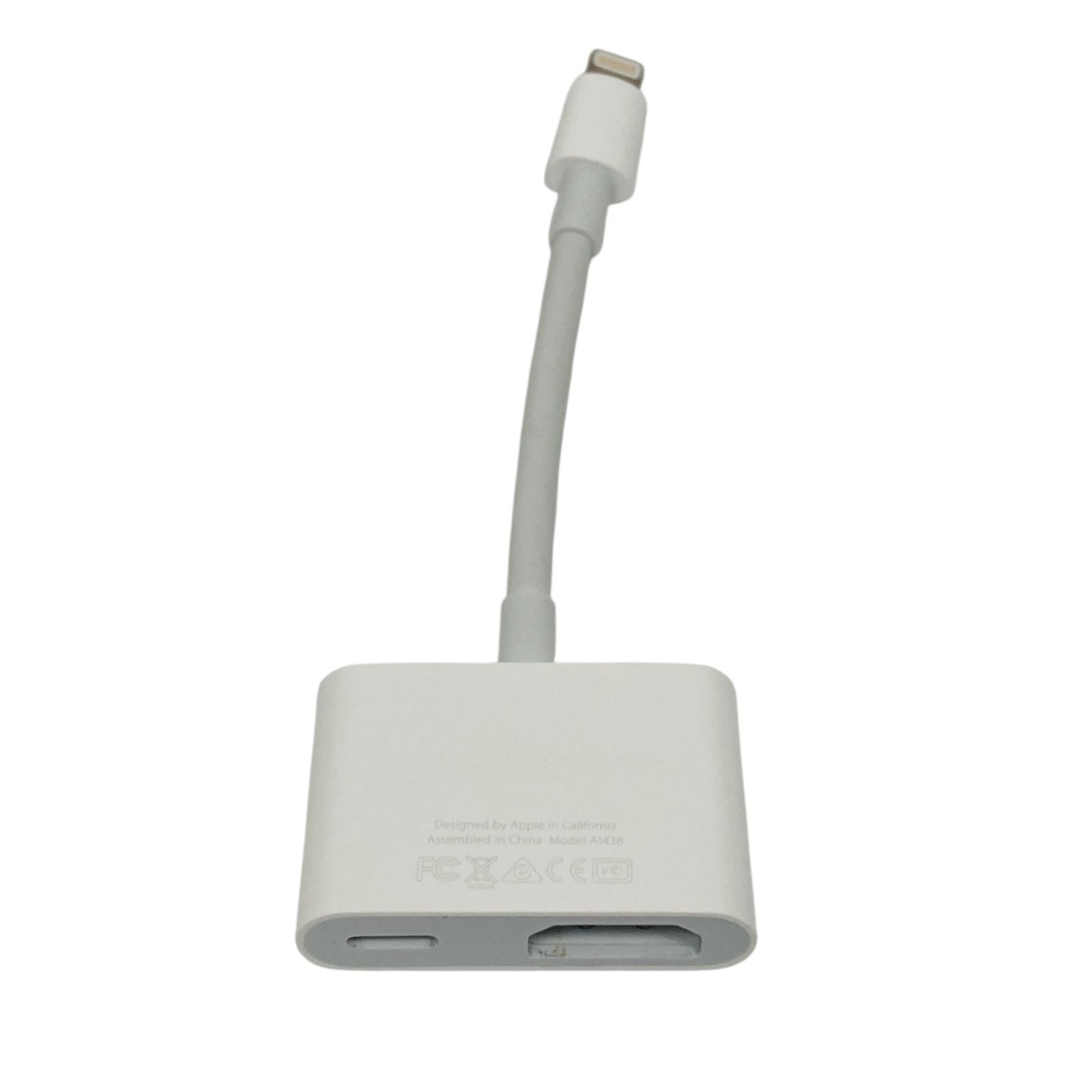 Apple 純正 Lightning-Digital AVアダプタ A1438 iphone - メルカリ