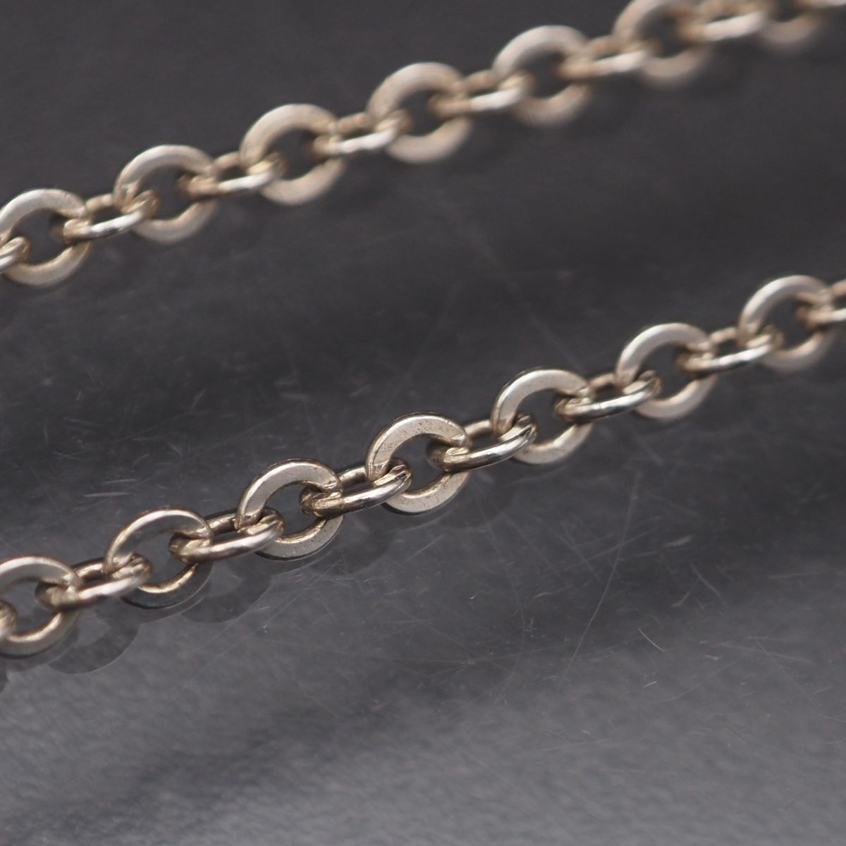 K649 ヴィンテージ STERLING SILVER925刻印 ネックレス あずき K649 ヴィンテージ STERLING SILVER925刻印 ネックレス あずき