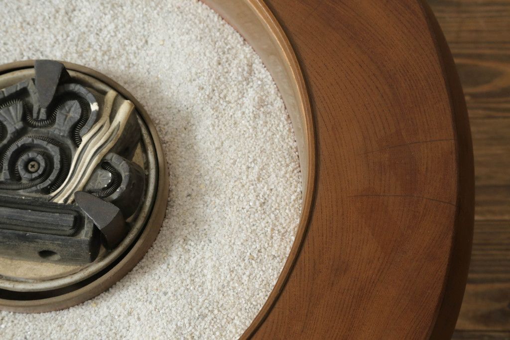 ☆事前問合せ必須☆ くり抜き火鉢 和製ビンテージ 総欅 ケヤキ材 木製