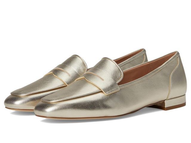 【送料無料】 コールハーン レディース サンダル シューズ Tarese Soft Loafers Soft Gold Leather