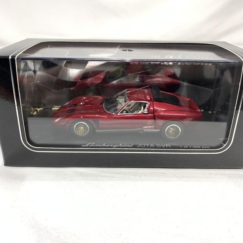 1|43 ジール特注 ランボルギーニ イオタ SVR メタリックレッド 91
