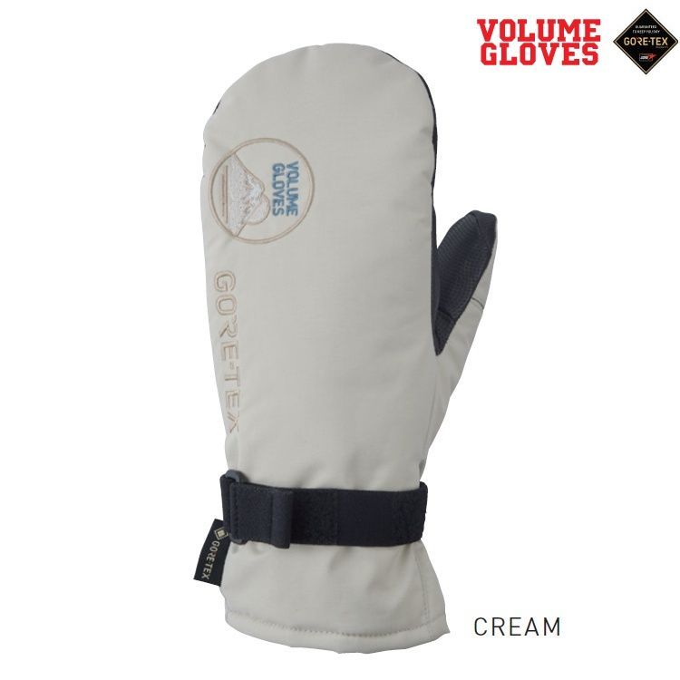 VOLUME|ボリューム GLOVES PERFORMANCE MITT NS CREAM GORE-TEX|ゴアテックス パフォーマンス ミット 送料無料 ヴォリューム 2026 |スノーボードグローブ|防水グローブ|25|26