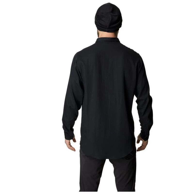 HOUDINI Mens Out and About Merino Blend Shirt (True Black) S 