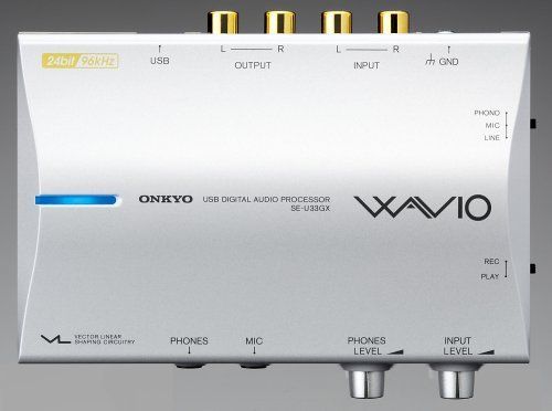非常に良い)ONKYO SE-U33GX+ WAVIO USBデジタルオーディオプロセッサー