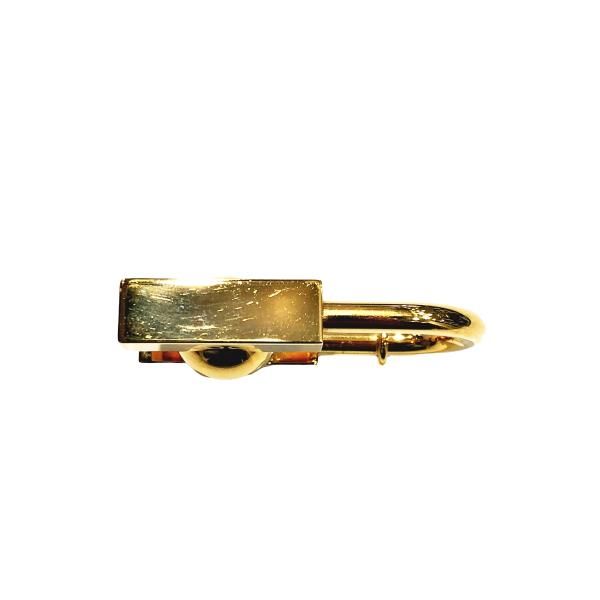 中古】 HERMES エルメス バッグチャーム カデナ ゴールドカラー