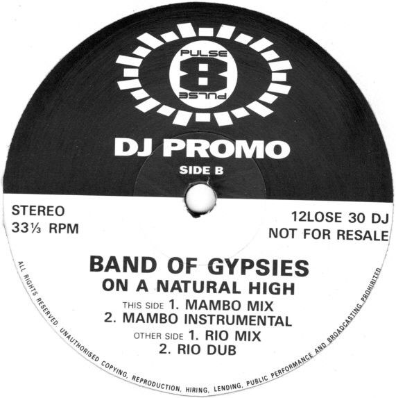 英12” Band Of Gypsies On A Natural High 12LOSE30DJ Pulse-8