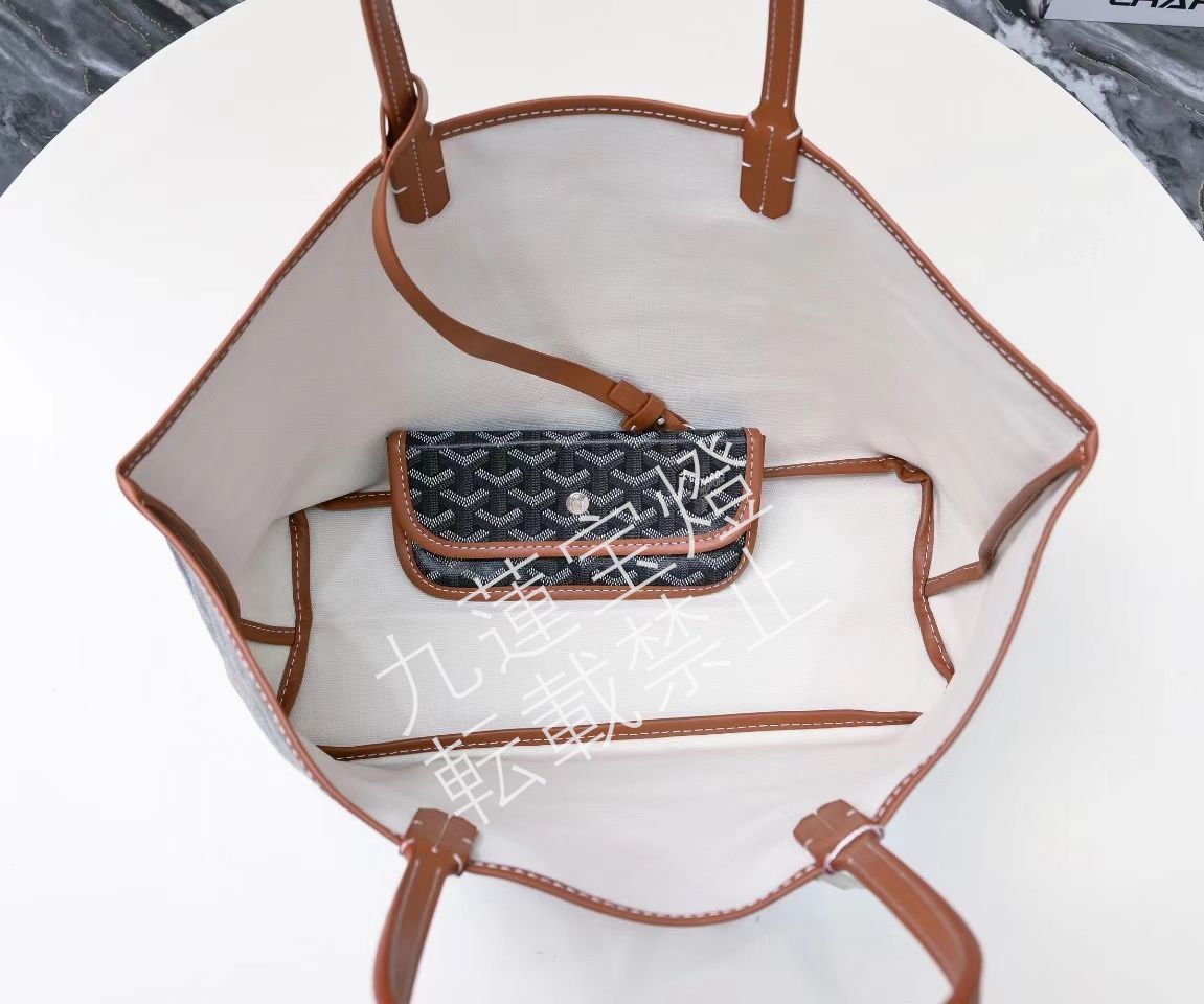 GOYARD【ゴヤール】サン・ルイPM トートバッグ コーティングキャンバス 黒（シルバー金具）トートバッグ レディースバッグ レディースバッグ ハイブランド