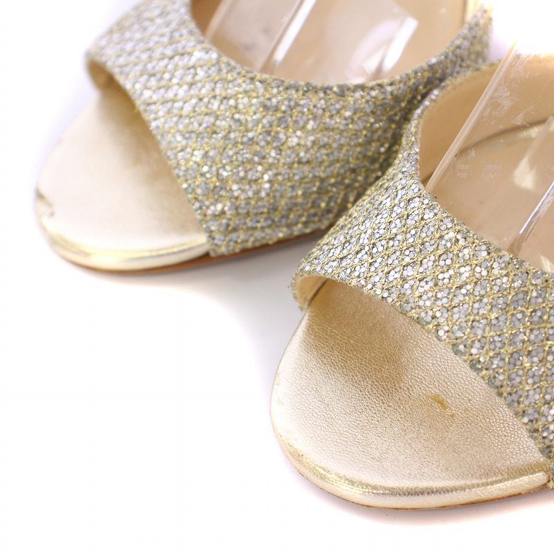 ジミーチュウ JIMMY CHOO ストラップサンダル アンクル ラウンド