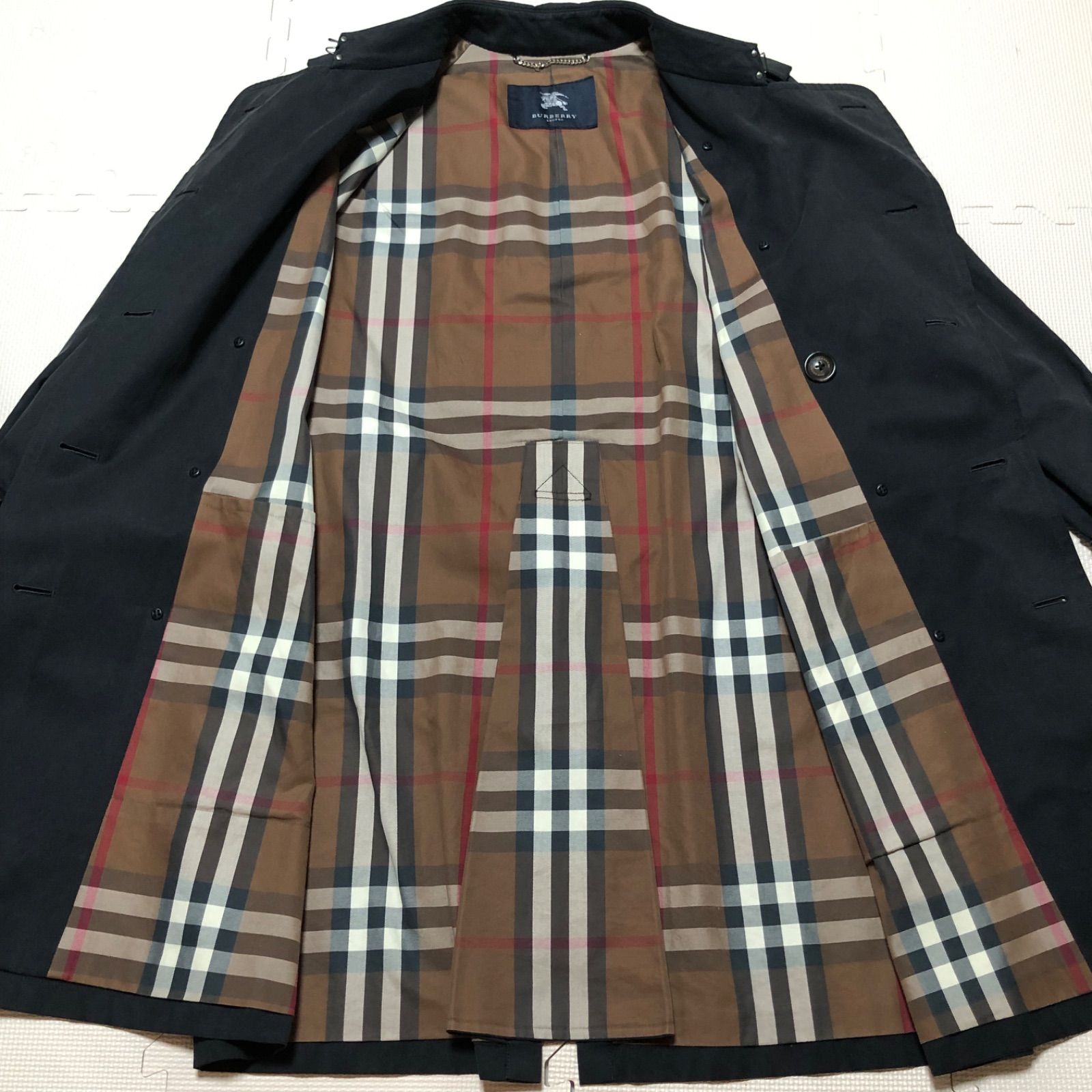 美品 バーバリー ロンドン 日本製 ベルト付き コート 美品☆BURBERRY  