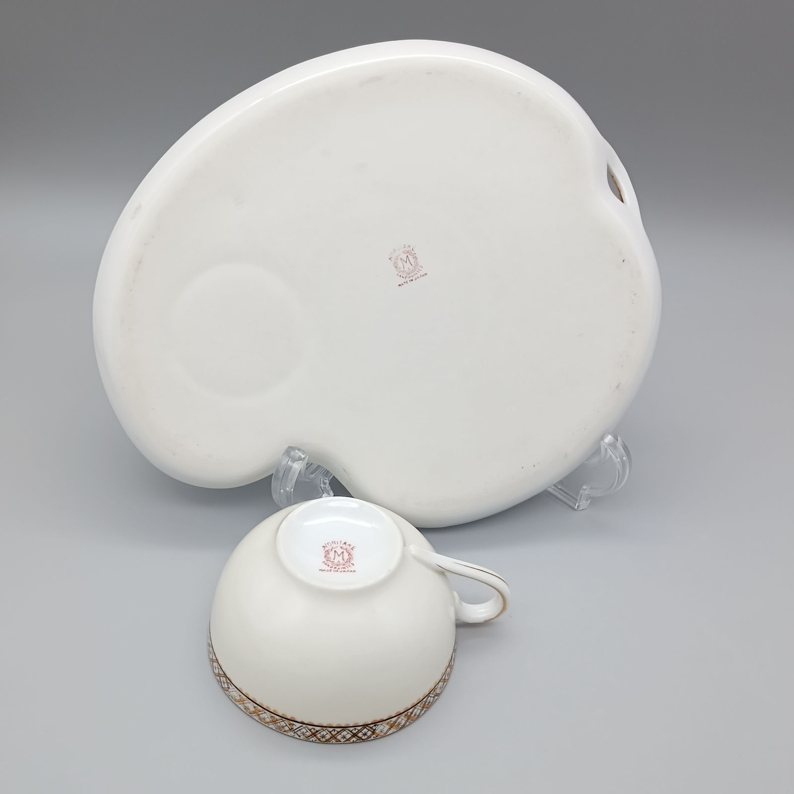 ノリタケvintage スナックセット　(テニスセット) カップ&プレート ノリタケ スナックセット テニスセット カップ プレート NORITAKE 1918