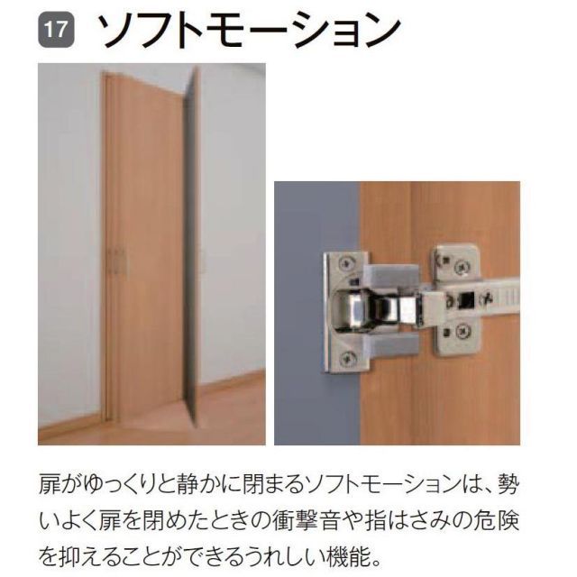 ラシッサS クローゼット_両開き戸 / ケーシング枠 デザイン：LAB