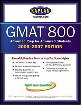 【】Kaplan GMAT 800%ｶﾝﾏ% 2006-2007