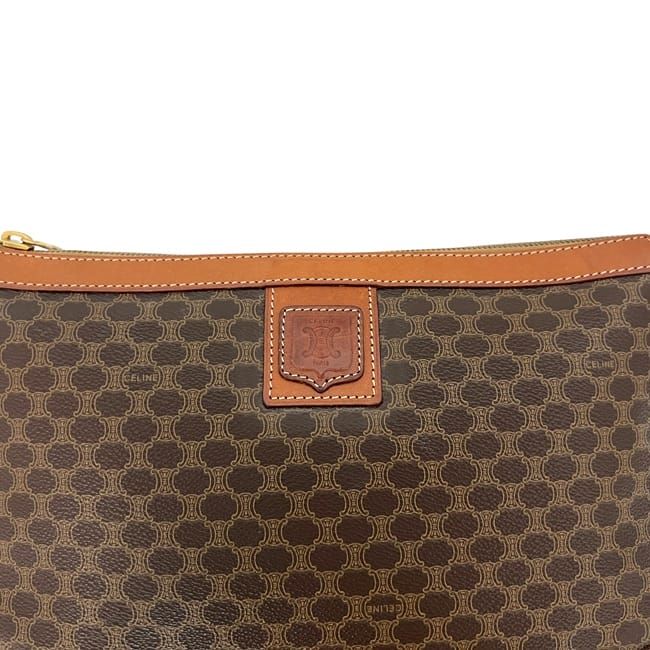 セカンドバッグ ブラウン