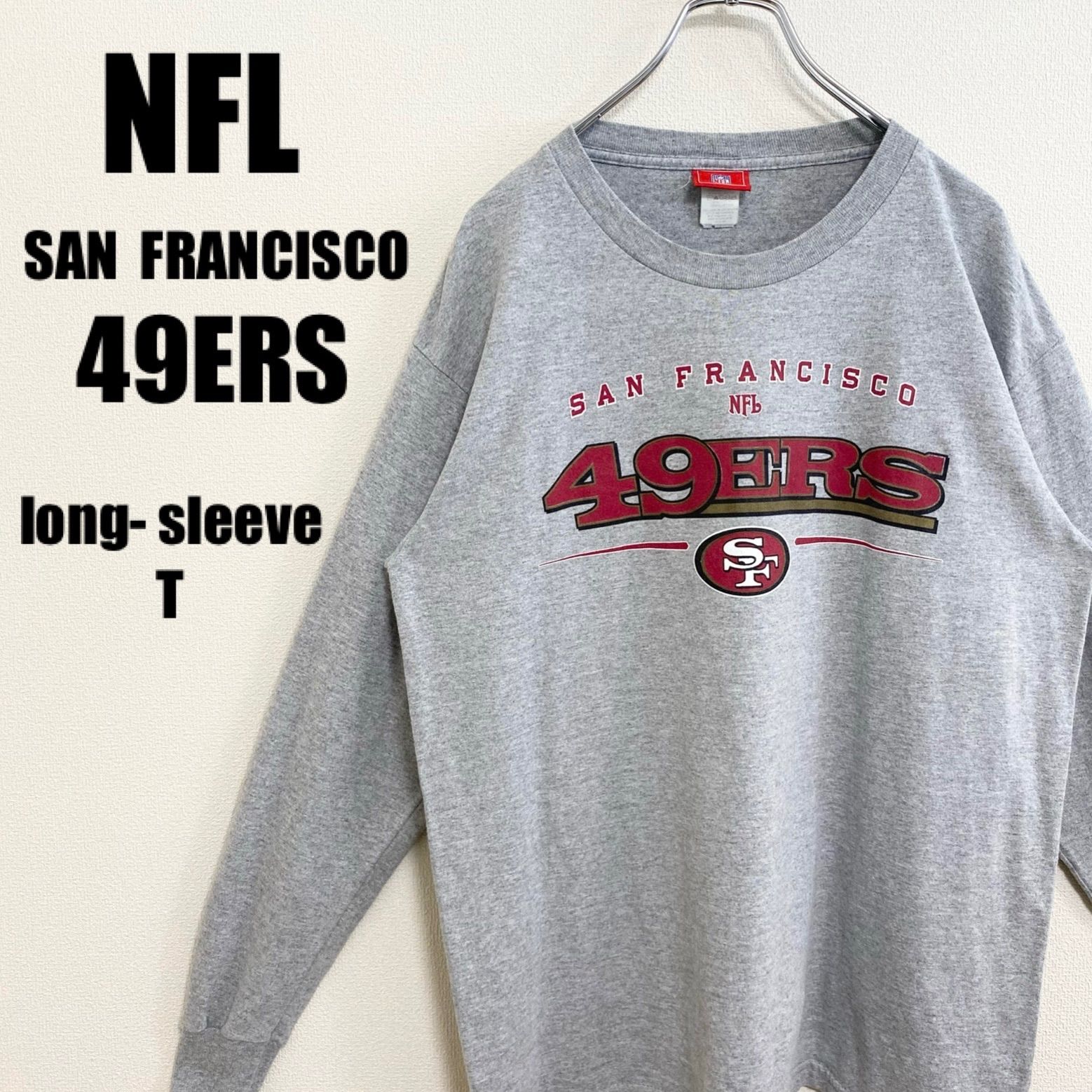 NFL 49ERS ロンT ロングスリーブTシャツ ロングTシャツ 長袖Tシャツ