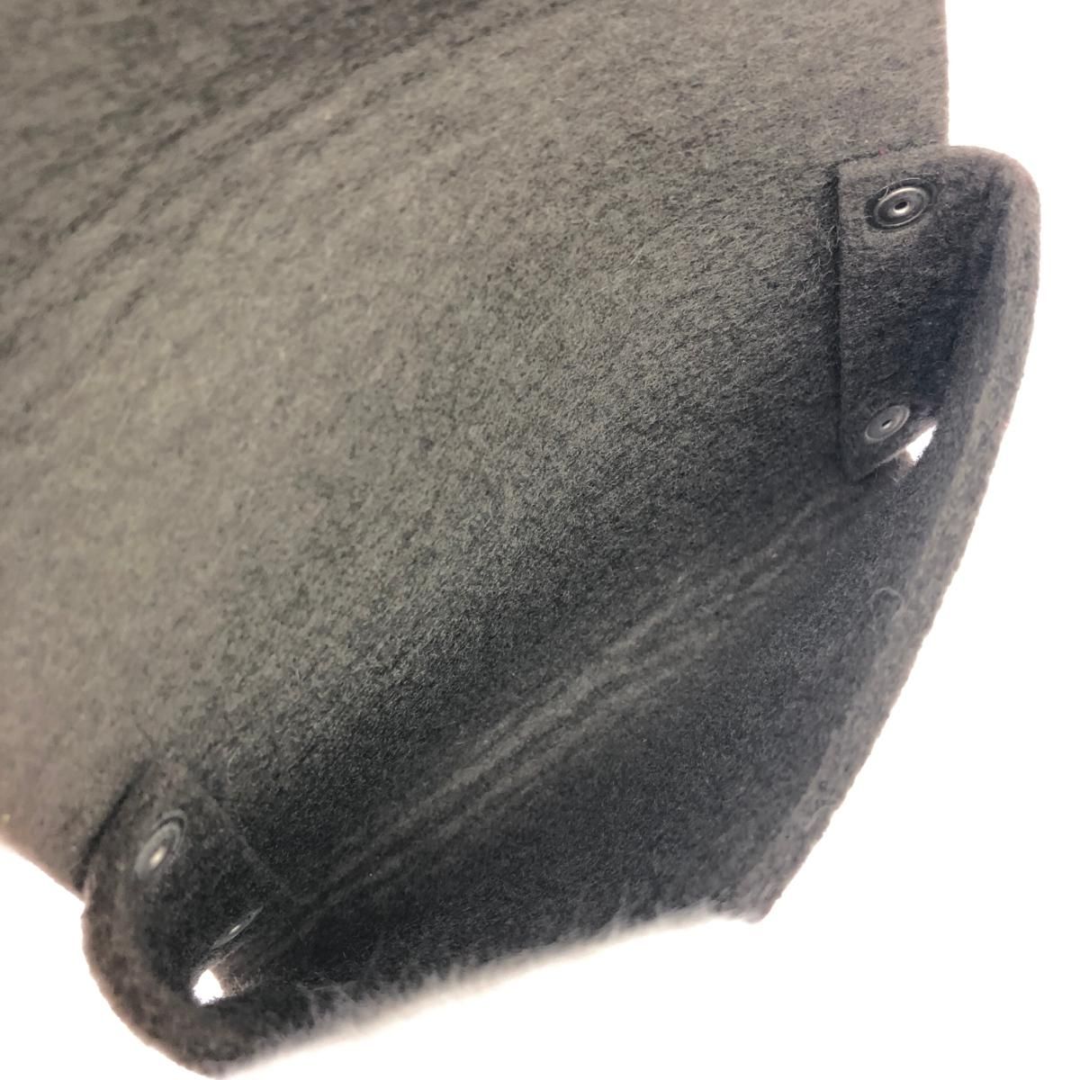 HERMES エルメス 最新 エテュイカルトGM ポーチ フェルト グレー ユニ