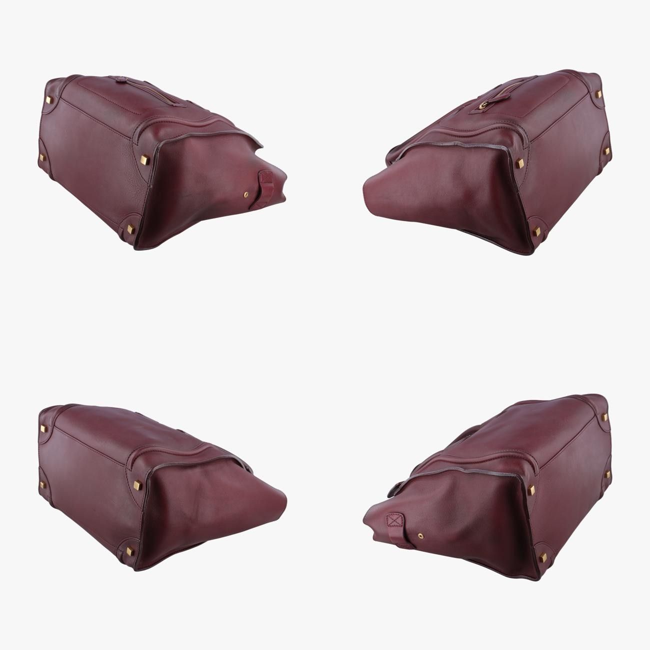 セリーヌ　ラゲージ　スウェード　レザー CELINE セリーヌ ラゲージ ミニショッパー レザー トート バッグ