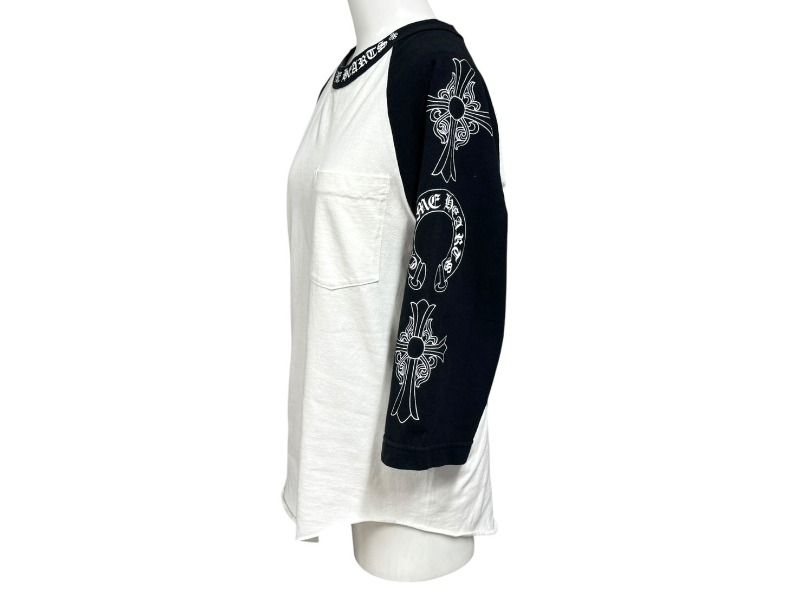 CHROME HEARTS クロムハーツ ラグラン 七分袖Tシャツ サイズS