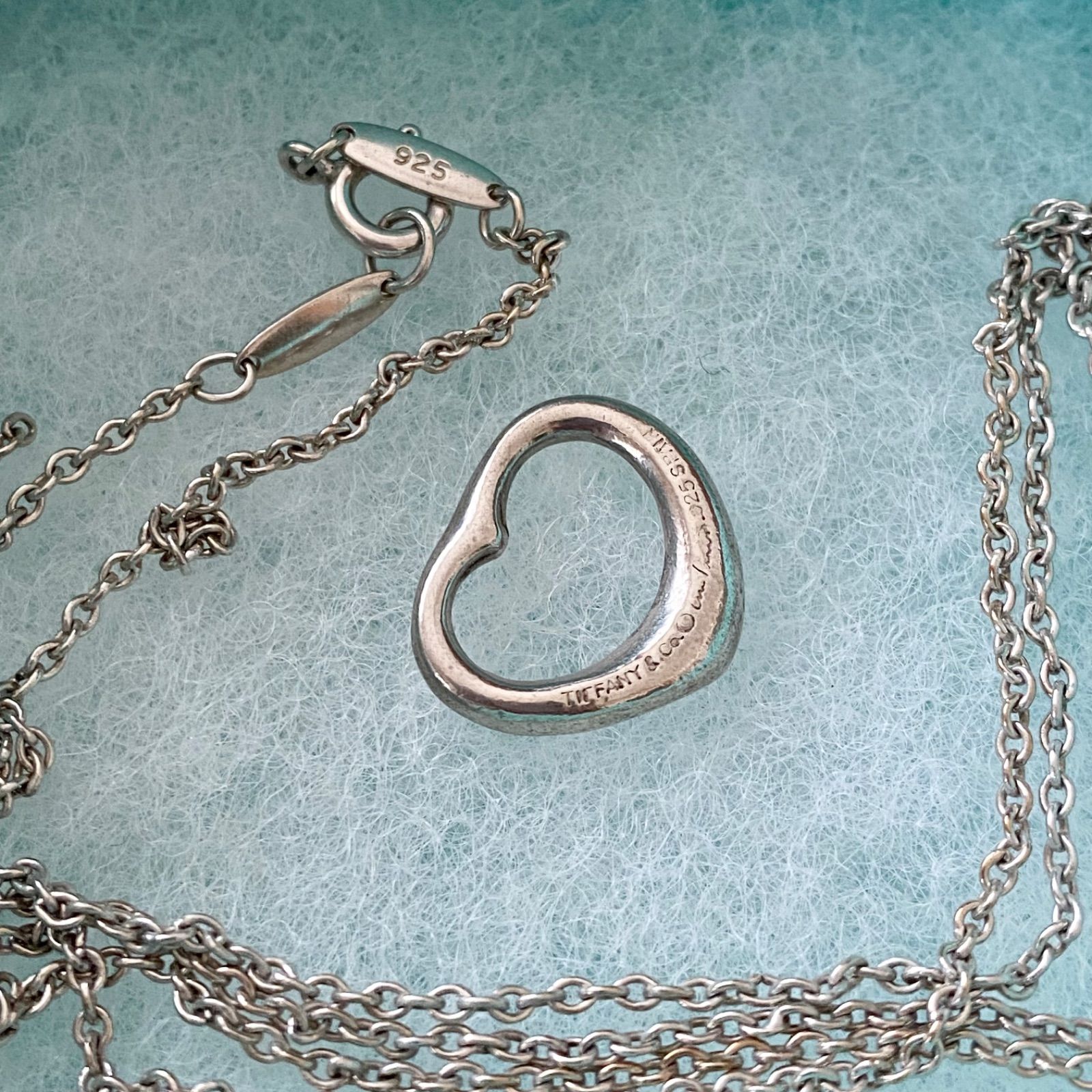 Tiffany & Co. オープンハート ネックレス ※チェーン切れてます TIFFANY&Co. オープンハートネックレス チェーン切れ ジャンク
