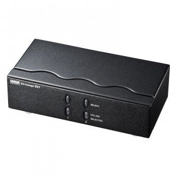 サンワサプライ ディスプレイ切替器 DVI24pin用 2回路 SW-EDV2N2