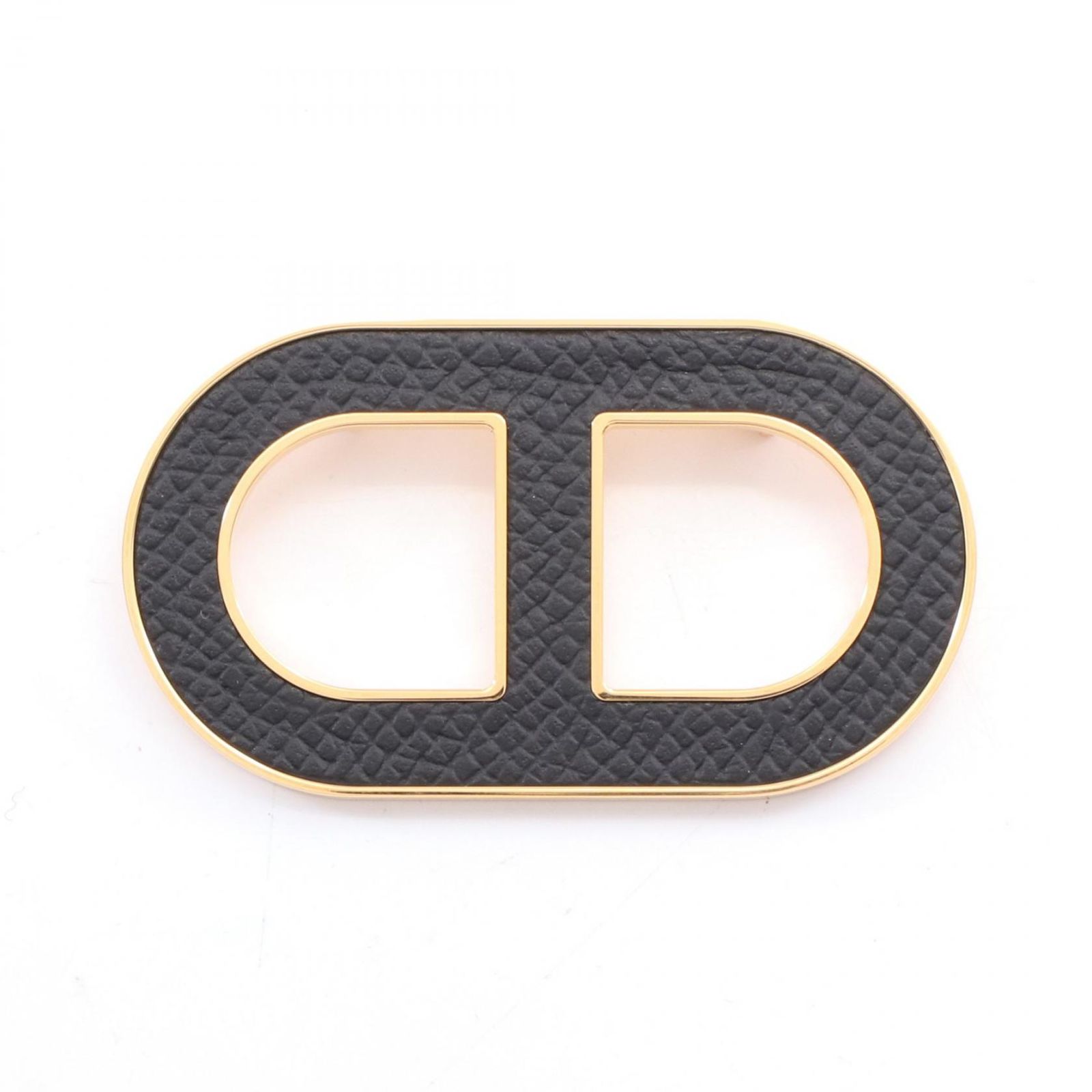 エルメス HERMES ブローチ シェーヌダンクル ｴﾀﾝ エタン GP（ゴールド