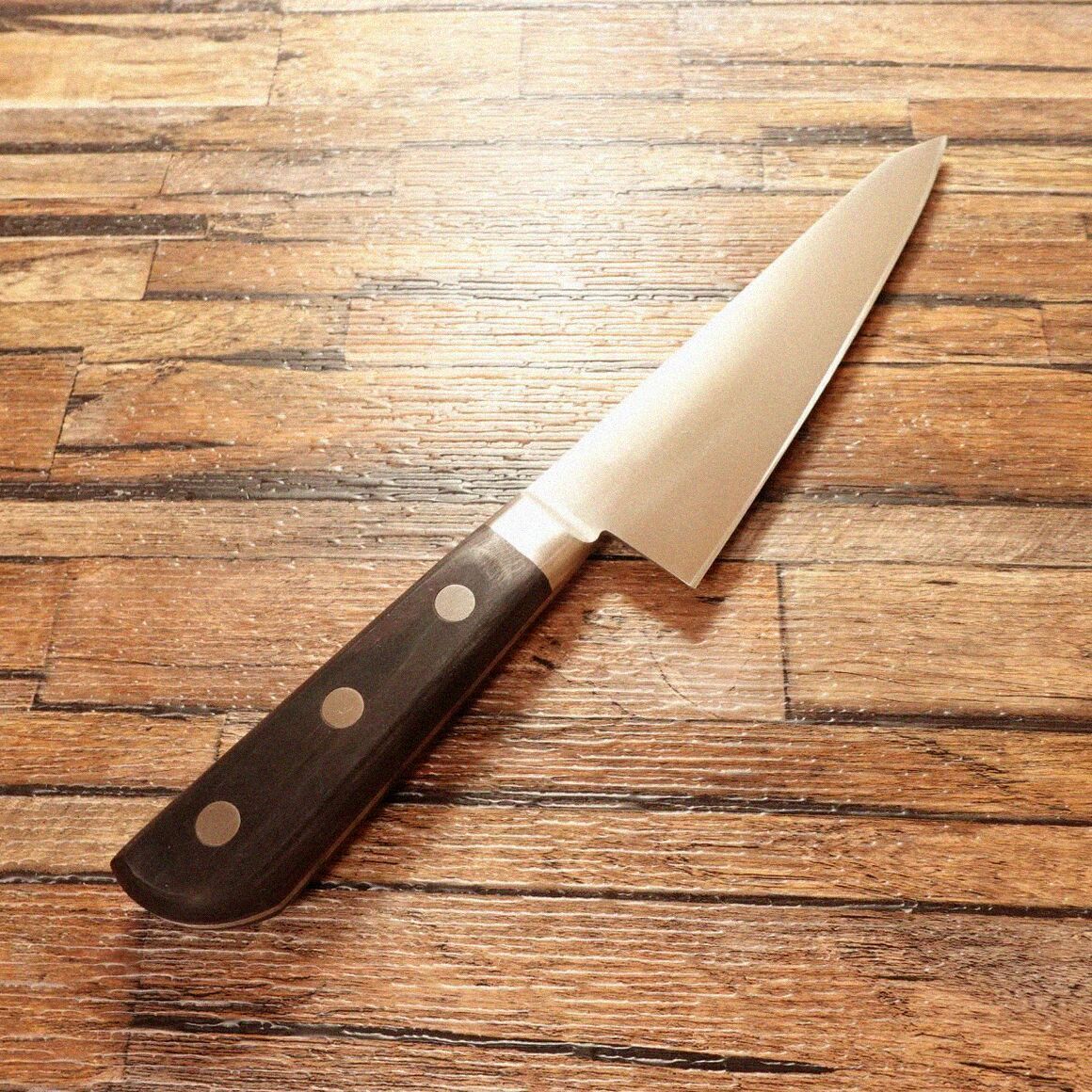 郷右馬允義弘 骨スキ包丁 研ぎ済 ステンレス ガラスキ Goh Umanosuke Yoshihiro 150mm