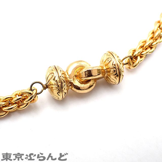 沸騰ブラドン CHANEL シャネル ヴィンテージ メタル ゴールド ネックレス イエローゴールド
