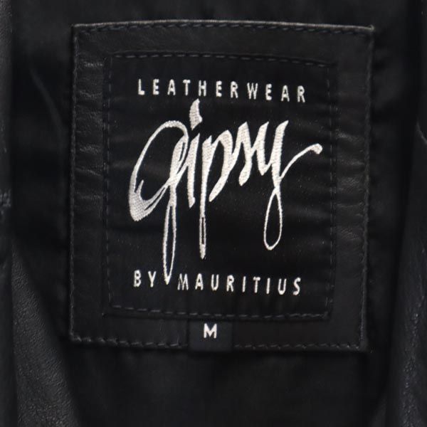 モーリシャス 本革 レザージャケット M 黒 Gipsy BY MAURITIUS