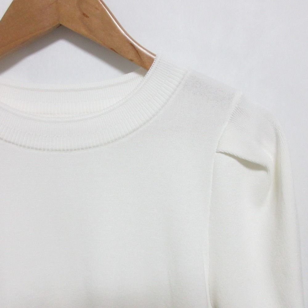 美品★FOXEY/フォクシーチューリップトップス 半袖ニットセーター38 楽天市場】ニット 半袖（ブランドフォクシー）（レディース
