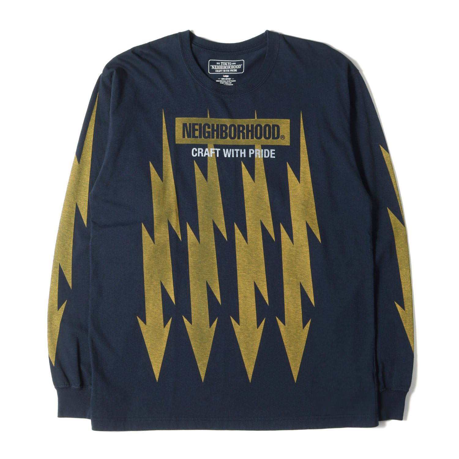 美品 NEIGHBORHOOD ネイバーフッド Tシャツ サイズ:L サンダー 