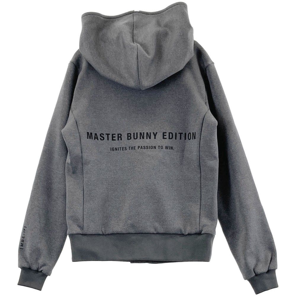 サイズ：0 MASTER BUNNY EDITION マスターバニーエディション 2024年 裏メッシュ ジップジャケット  グレー系 [240101437820] ゴルフウェア レディース ストスト サイズ：0 MASTER BUNNY EDITION マスターバニーエディション