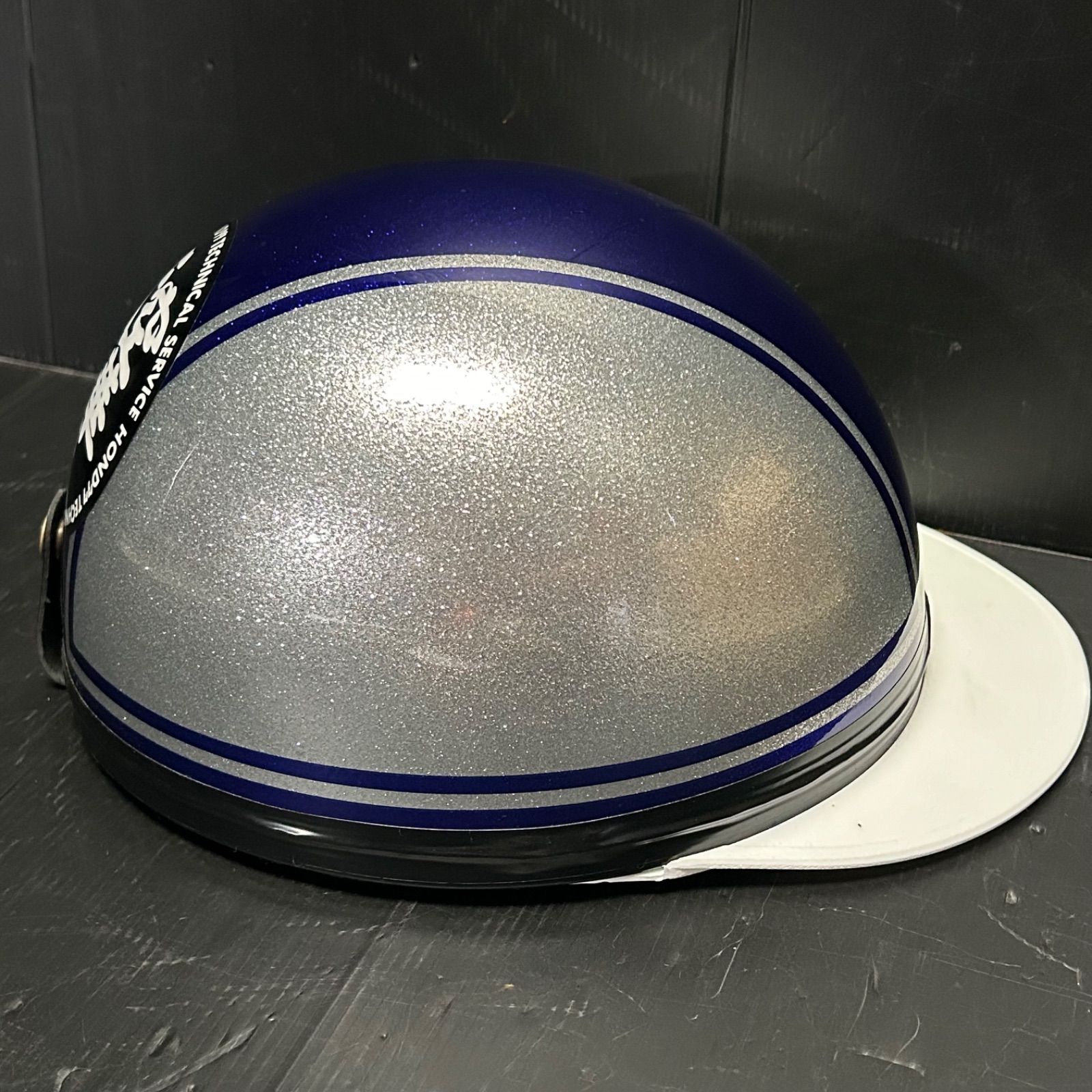カスタムコルク半キャップ 天空日華流 シルバー ブルー 新品