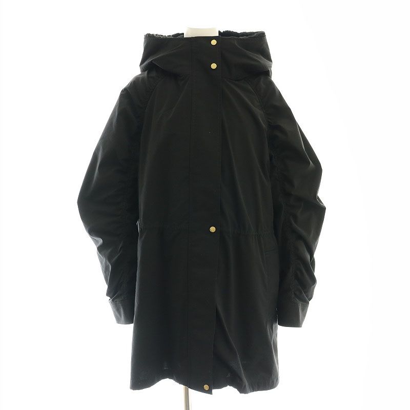 エポカ EPOCA ファー付コート アウター フルジップ フード付き