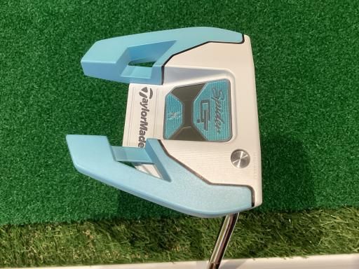 テーラーメイド Spider GT LIGHT BLUE シングルベンド 33インチ レディース パター PT スチール フレックスその他 レディース 女性用 右利き 右用 Cランク ゴルフクラブ