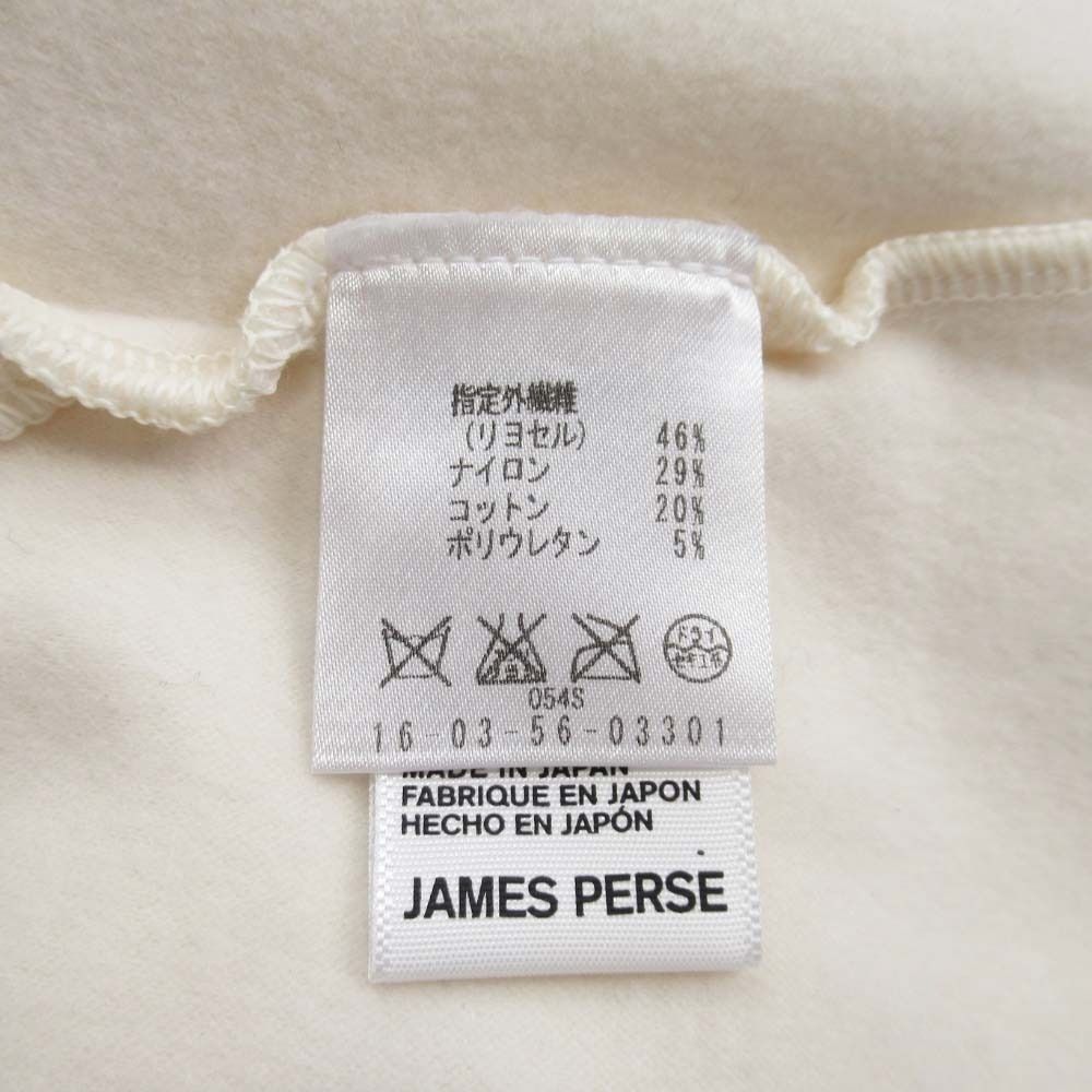 美品 JAMES PERSE ジェームスパース ブラッシュドフリース ポンチョ マシュマロタッチ プルオーバー 1 オフホワイト レディース 古着 中古 JAMES PERSE - 美品 JAMES PERSE ジェームスパース ブラッシュド