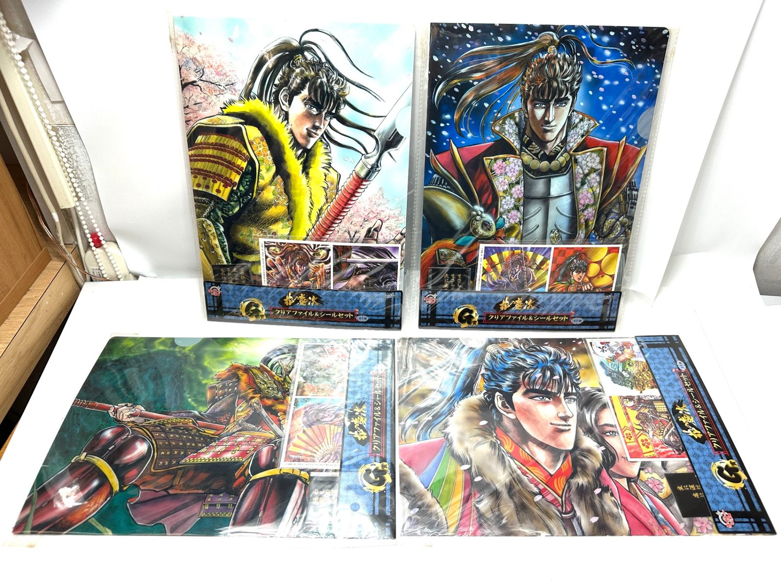 タイトーくじ本舗 花の慶次 G賞 クリアファイル＆ シールセット