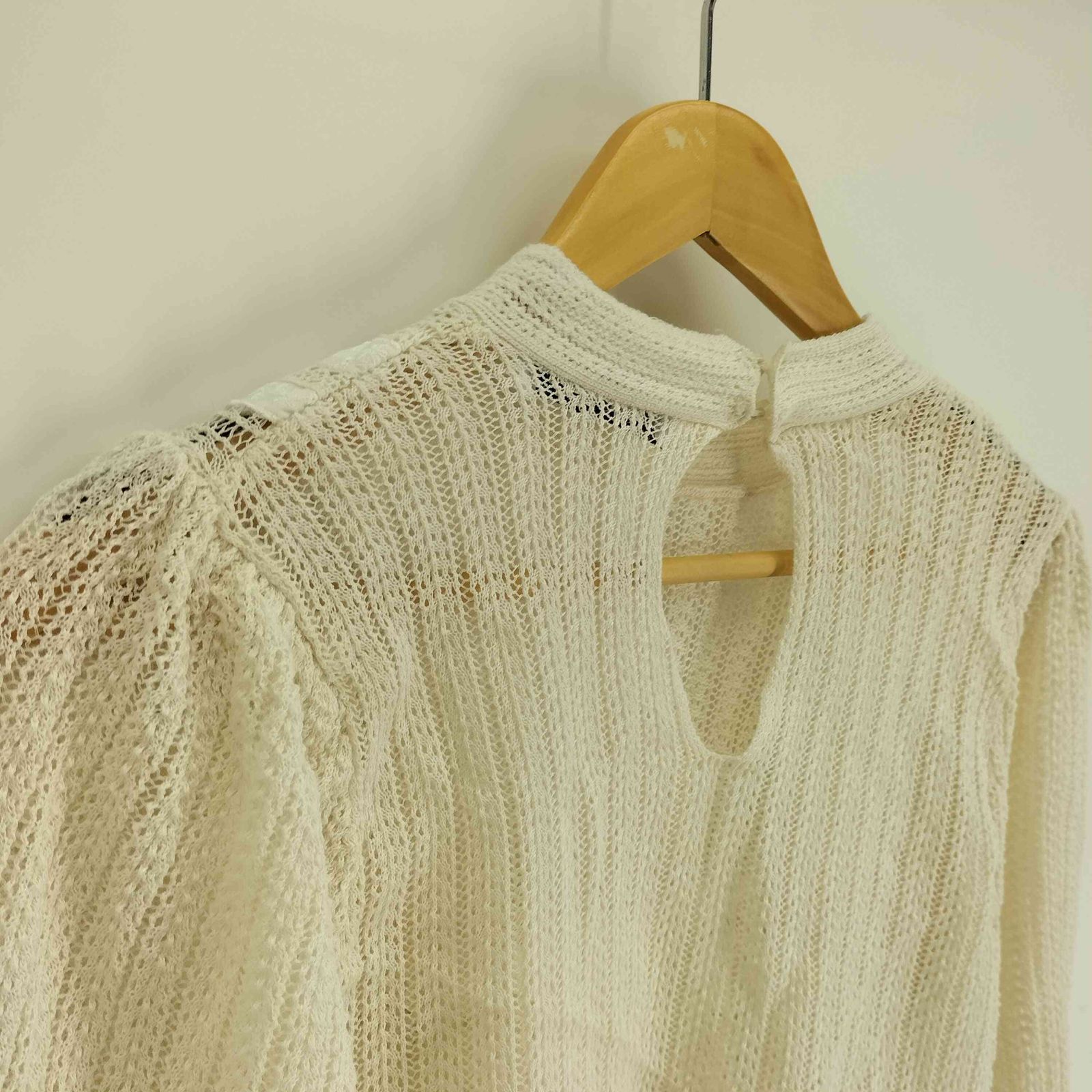 ザラ ZARA 花柄 レース デザイン ニット トップス レディース