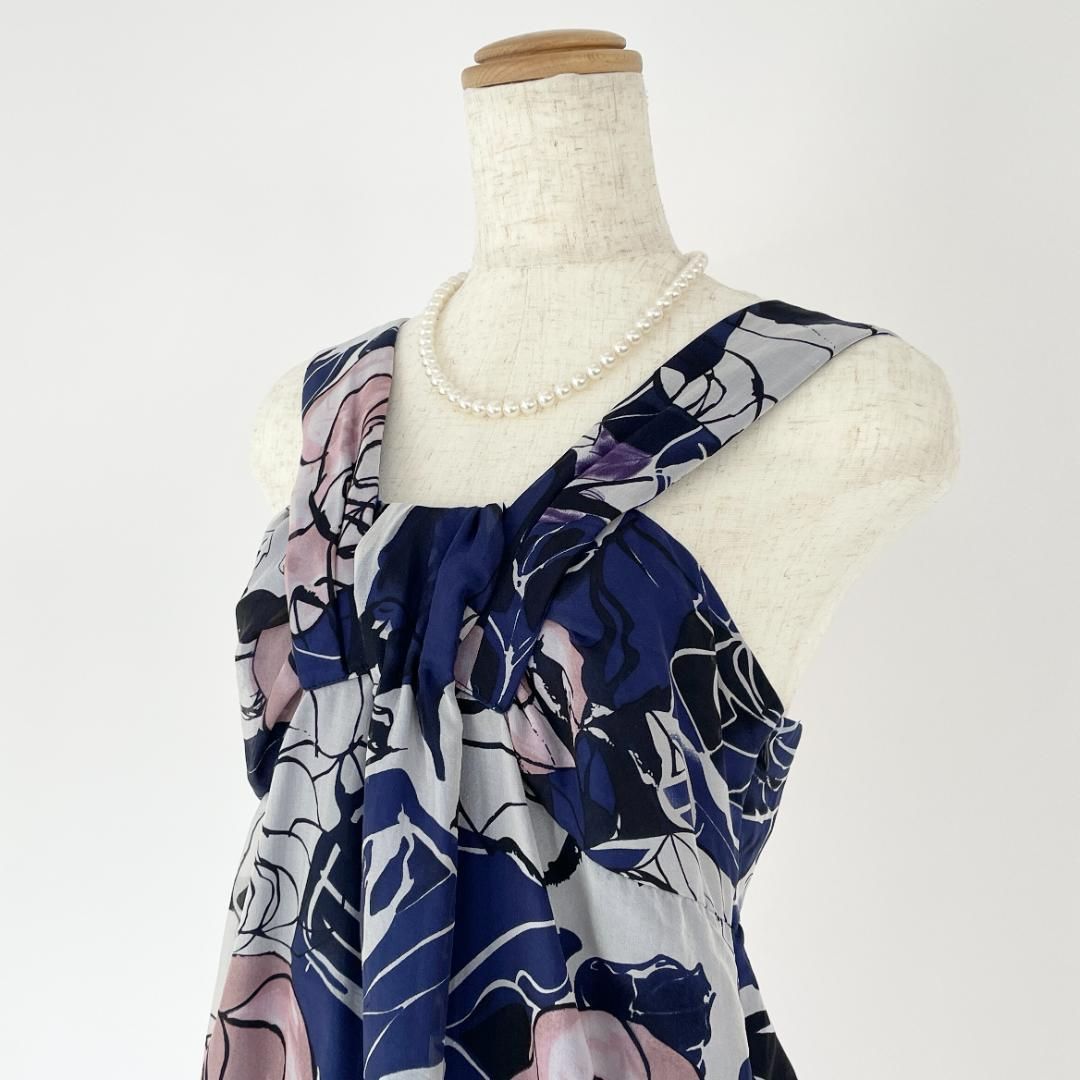 DVF ダイアンフォンファステンバーグ トップス ワンピース S 花柄 silk ...