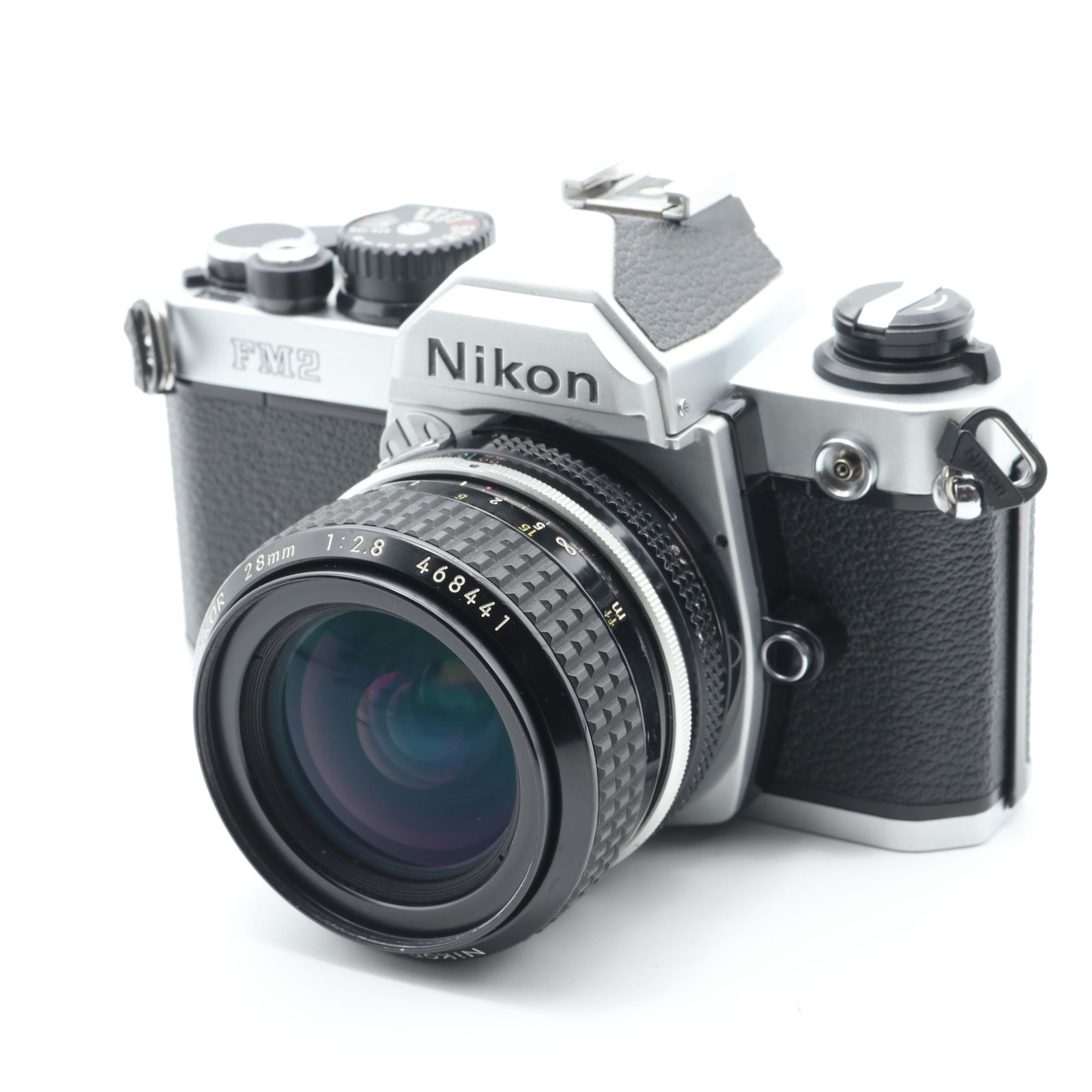 美品】Nikon New FM2 シルバー + Ai-S NIKKOR 35mm F2.8 レンズセット