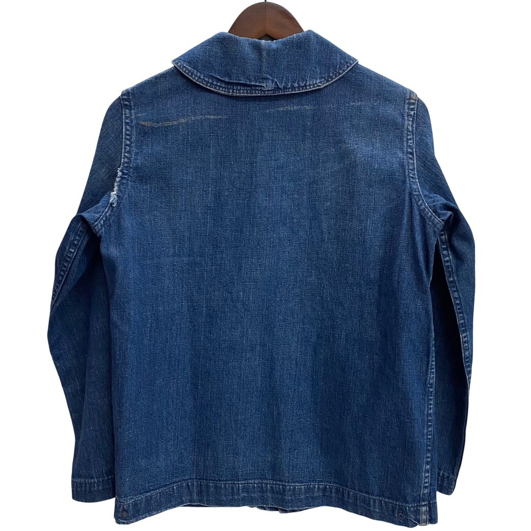 ヴィンテージ 40 s チェンジボタン ショールカラー US.NAVY カバーオール ジャケット ブルー 201MT-4502 VB