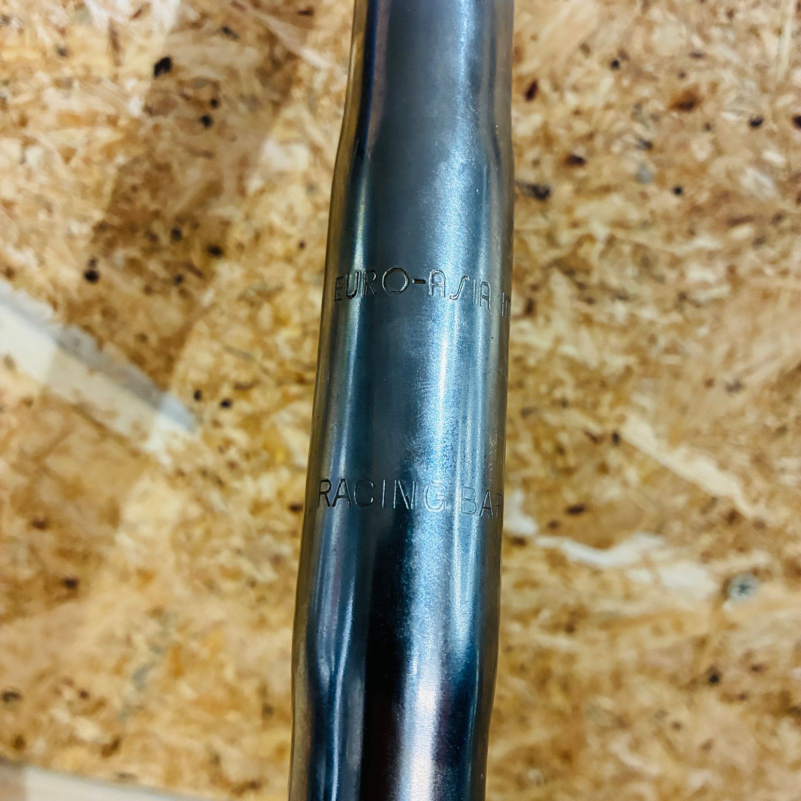 ♥ NITTO RB018 SP 別注 ブルホーン ハンドル バー 角丸 c-c380mm ステンレス ピスト 527g φ26 RACING BAR ニットー スペシャル