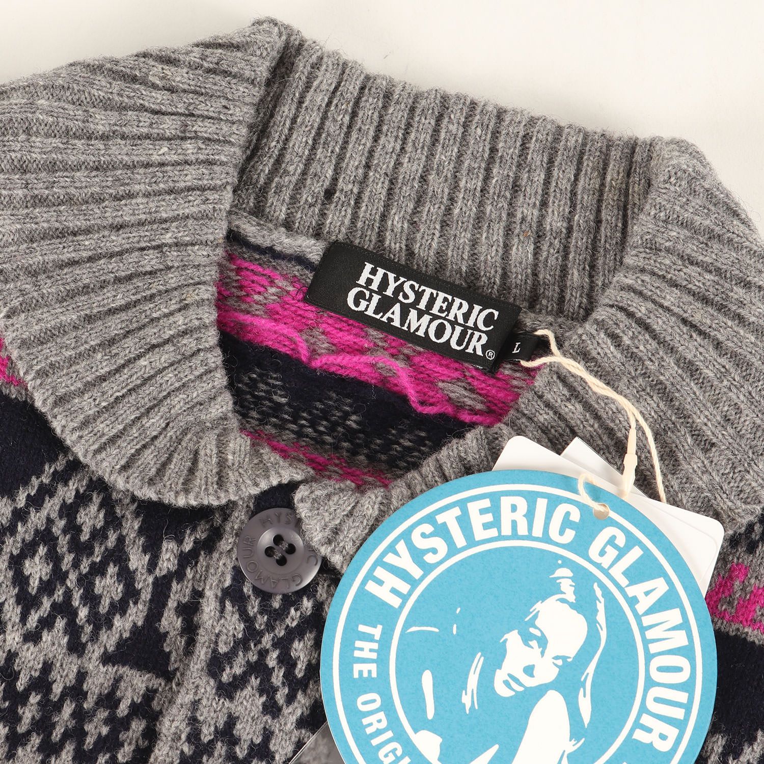 新品】HYSTERIC GLAMOUR ヒステリックグラマー カーディガン ヘザー 