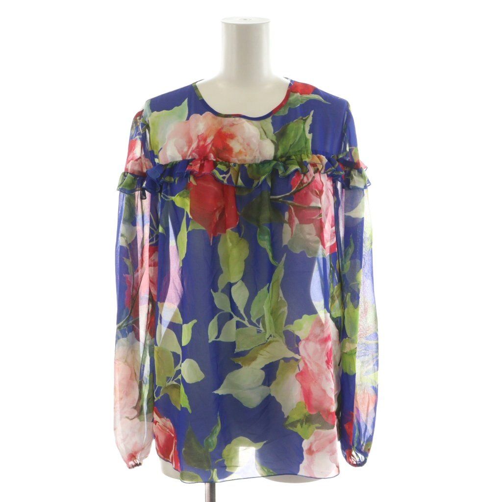 Blugirl Blumarine ブルーガールブルマリン スカート I42 Blugirl(ブルーガール)☆ブルマリン イタリア製 ベージュ 花